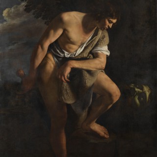 Artemisia Gentileschi | David Contemplating the Head of Goliath: Restored in 2011