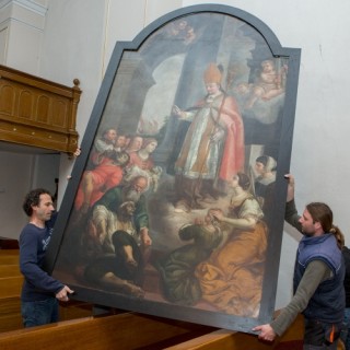 Saint Valentine is the representative of the Olomouc Baroque