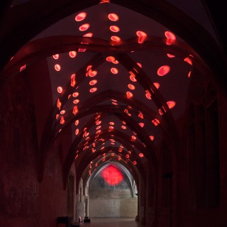  Pavel Mrkuss red installation will be a gothic ambition to decorate until Sunday