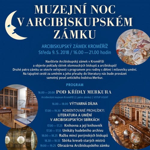 Museum Night in the Archbishop Chateau Kroměříž | Under the wings of Mercury