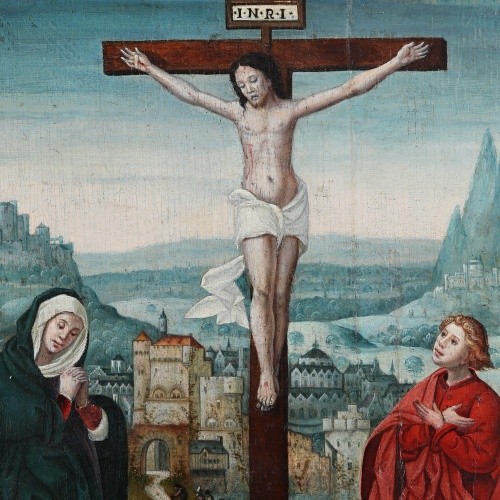 A novelty in the Picture Gallery of the Archdiocesan Museum - The Crucifixion from Hlučín
