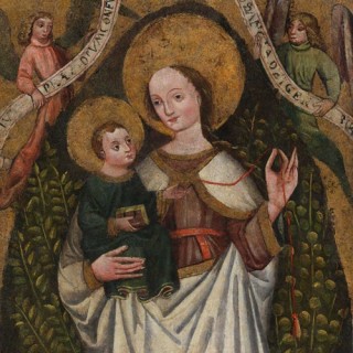The late gothic painting of the Madonna from Zašová | Restored 2007–2008