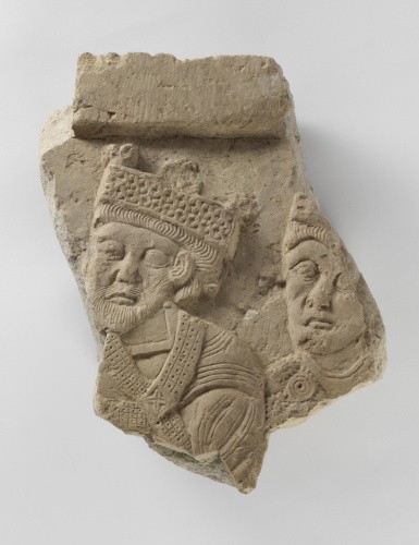 Fragment reliéfu Klanění tří králů
